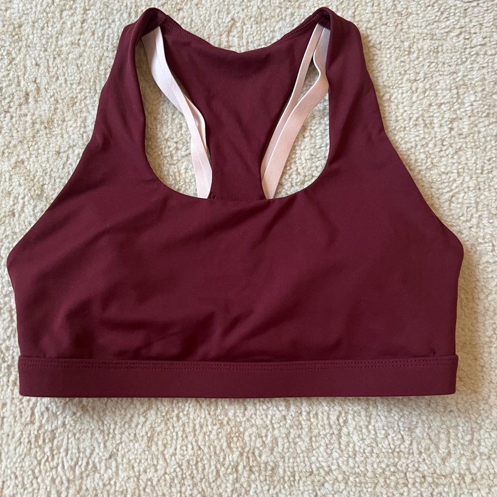 Old Navy Women's Burgundy Sports Bra